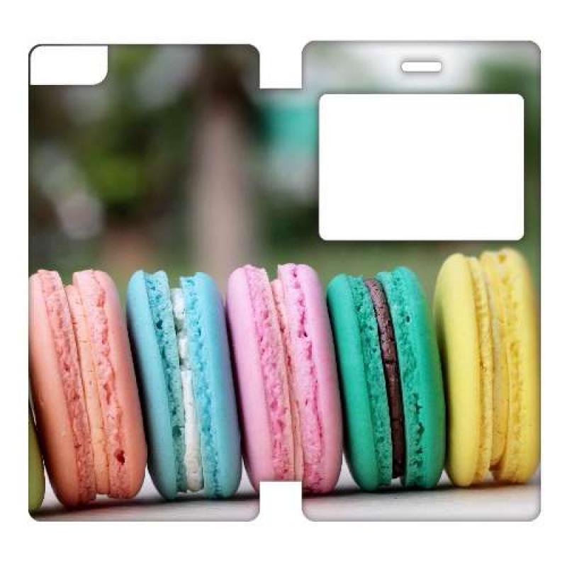 Huawei Ascend P8 Lite Uniek Hoesje Macarons met Venster B2Ctelecom