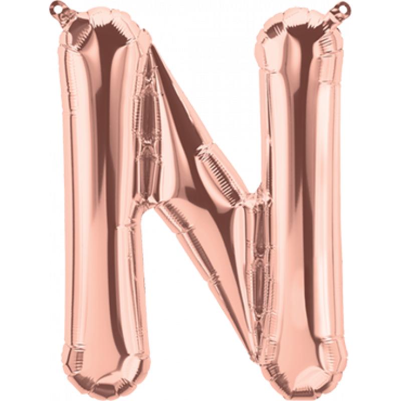 N Rose Gold Foil Letter 16in 40cm Northstar logo