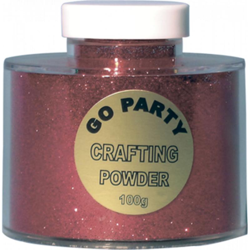 Qualatex Red Glitter Pot 100g