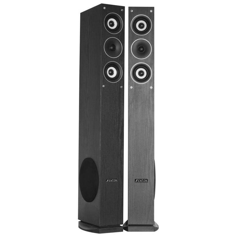 â‚¬40950000 Bespaart Fenton Fenton SHFT52B HiFi vloerstaande luidsprekerset met subwoofer 3 Weg 500W