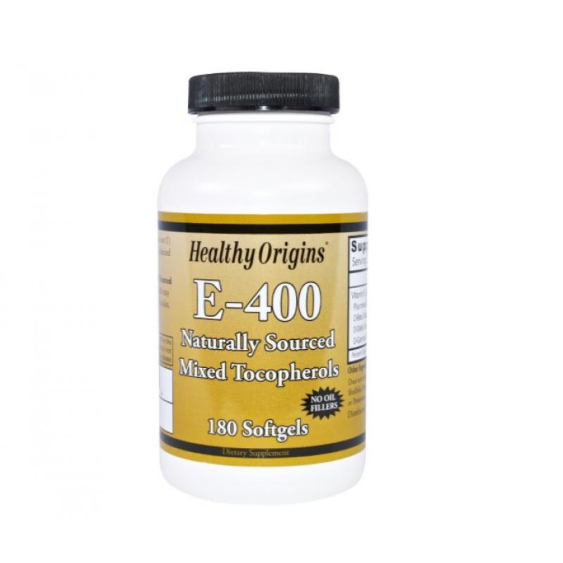 Vitamine E 400 (180 Softgel Capsules) Healthy Origins