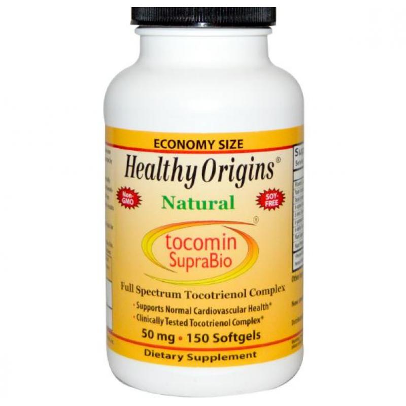 Healthy Origins Tocomin SupraBio, Rode Palmolie Concentraat, 50 mg (150 Softgels) Healthy Origins