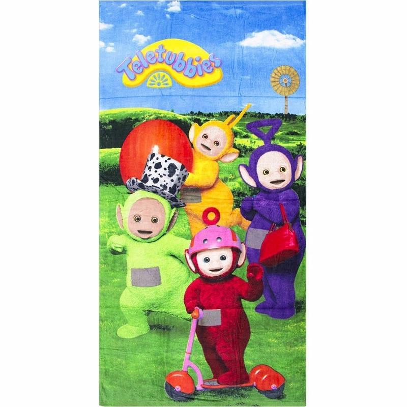 Teletubbies Teletubbies strandlaken 70 x 140 cm Huishoudtextiel