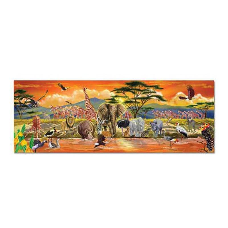 Mega puzzel safari 100 stukjes Bandana winkel Puzzels