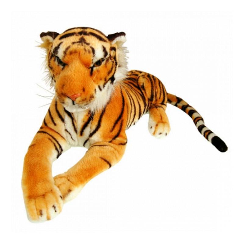 Dieren knuffels Mega tijger van pluche 100 cm