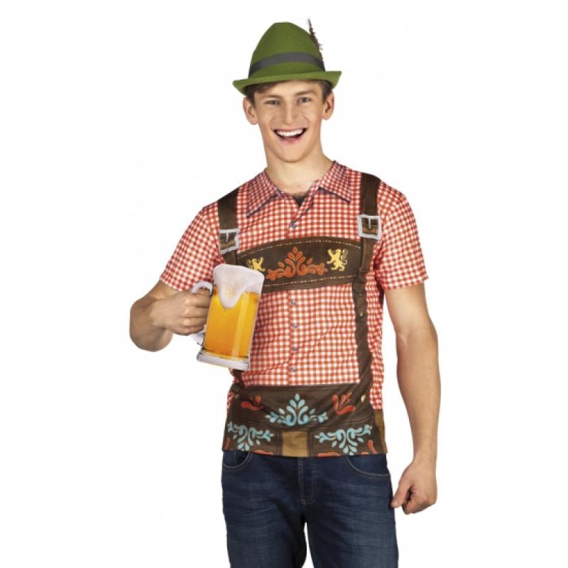 Soorten kostuums Oktoberfest Anton t shirt met print