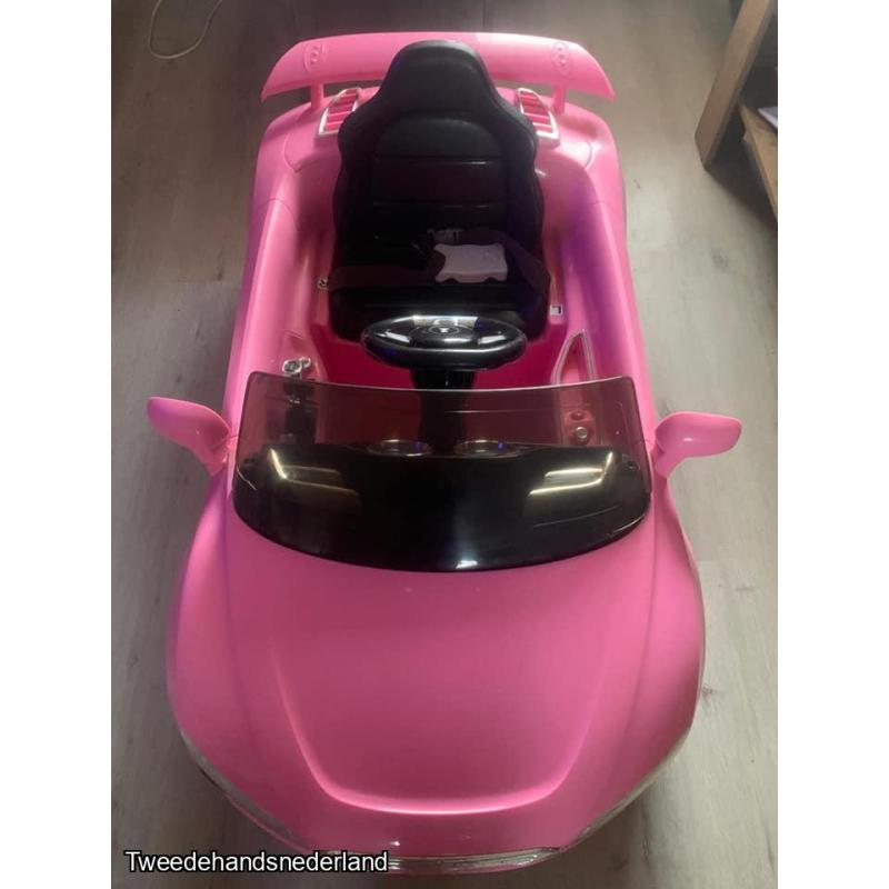 mooie roze bestuurbare auto incl extra accu