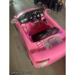 mooie roze bestuurbare auto incl extra accu